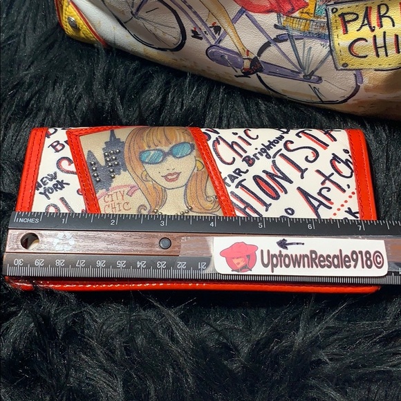 BRIGHTON Tom Clancy Uptown Girl Tote Bag purse 2pc - Picture 13 of 16